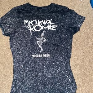 Black and White Splattered My Chemical Romance Tee